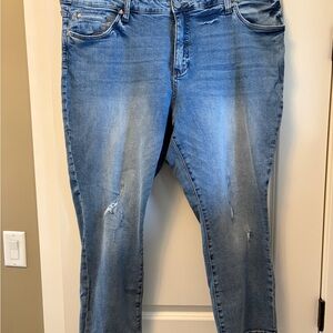 Kut from the Kloth Katy Ankle Straight Leg in size 20W